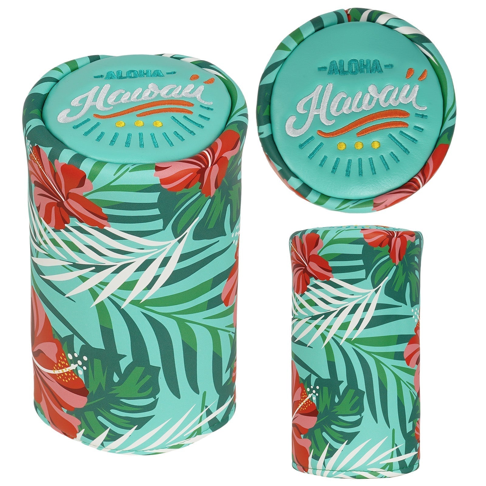 Aloha Hawaii Barrel Golf Headcovers - Black Girl Golf
