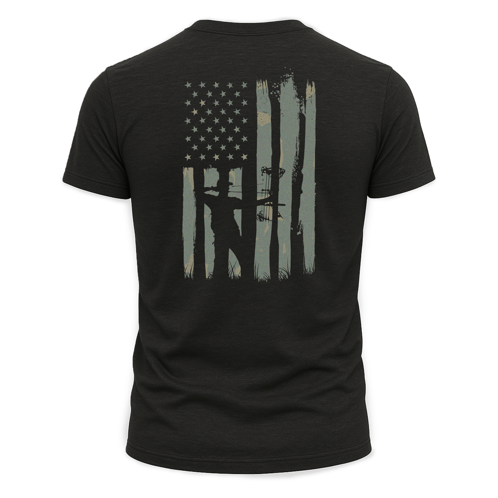 "American Bowhunter" Tee - Black Girl Golf