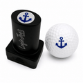 Anchor Stamp | Quick - Dry Ink Stamper | Easy Ball Identification | Fun Golf Gift - Black Girl Golf