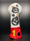 Angry Bombs Red Headcover - Black Girl Golf