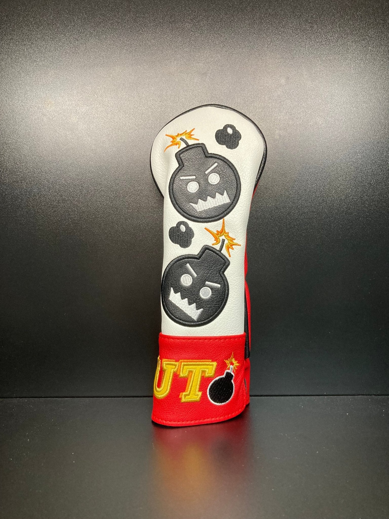 Angry Bombs Red Headcover - Black Girl Golf