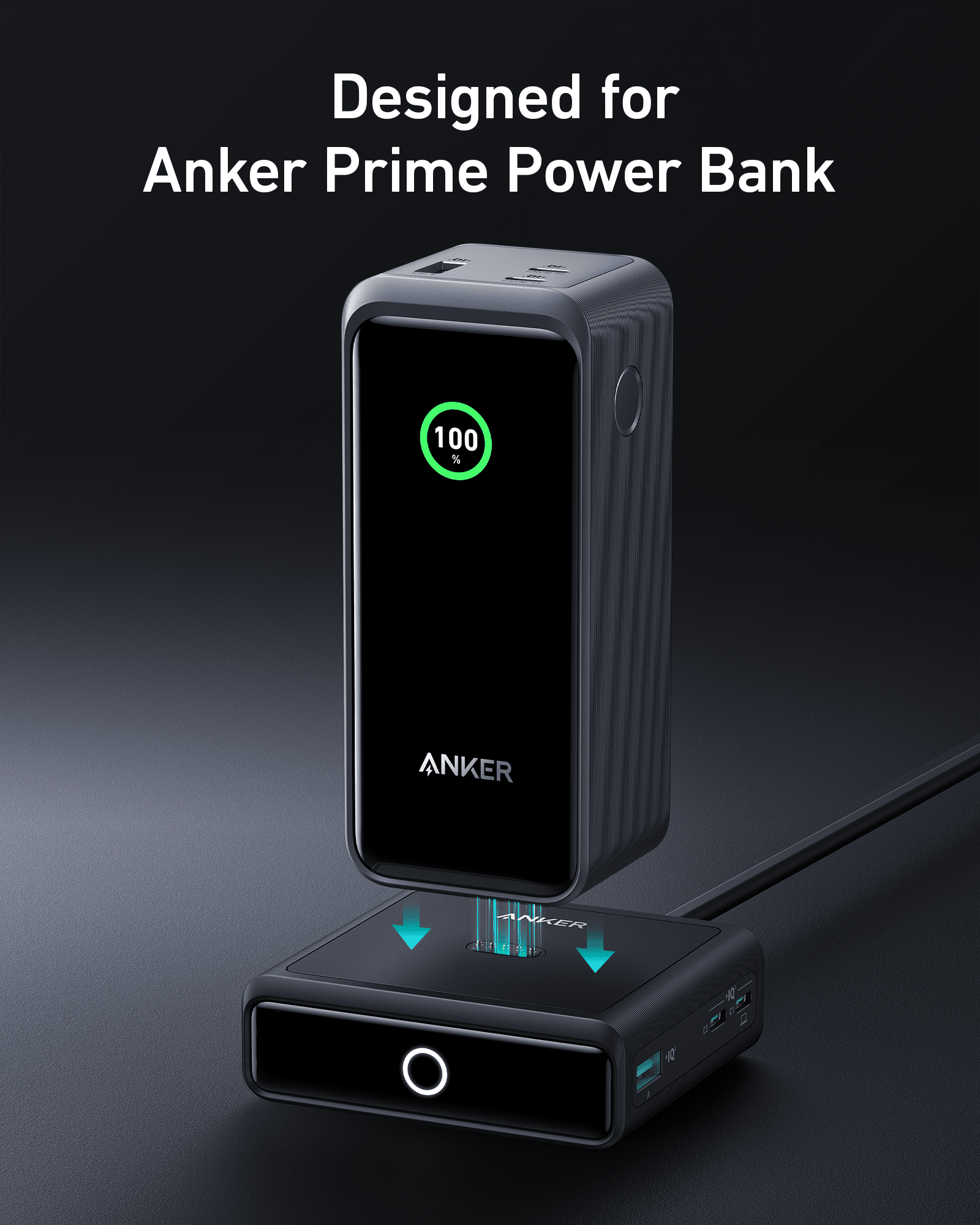 Anker 100W Charging Base for Anker Prime Power Bank - Black Girl Golf
