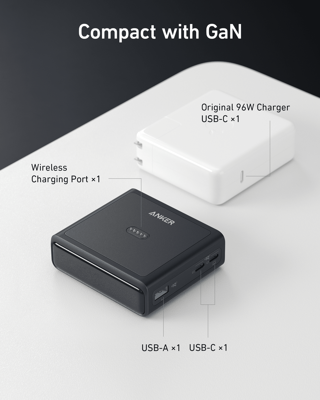 Anker 100W Charging Base for Anker Prime Power Bank - Black Girl Golf