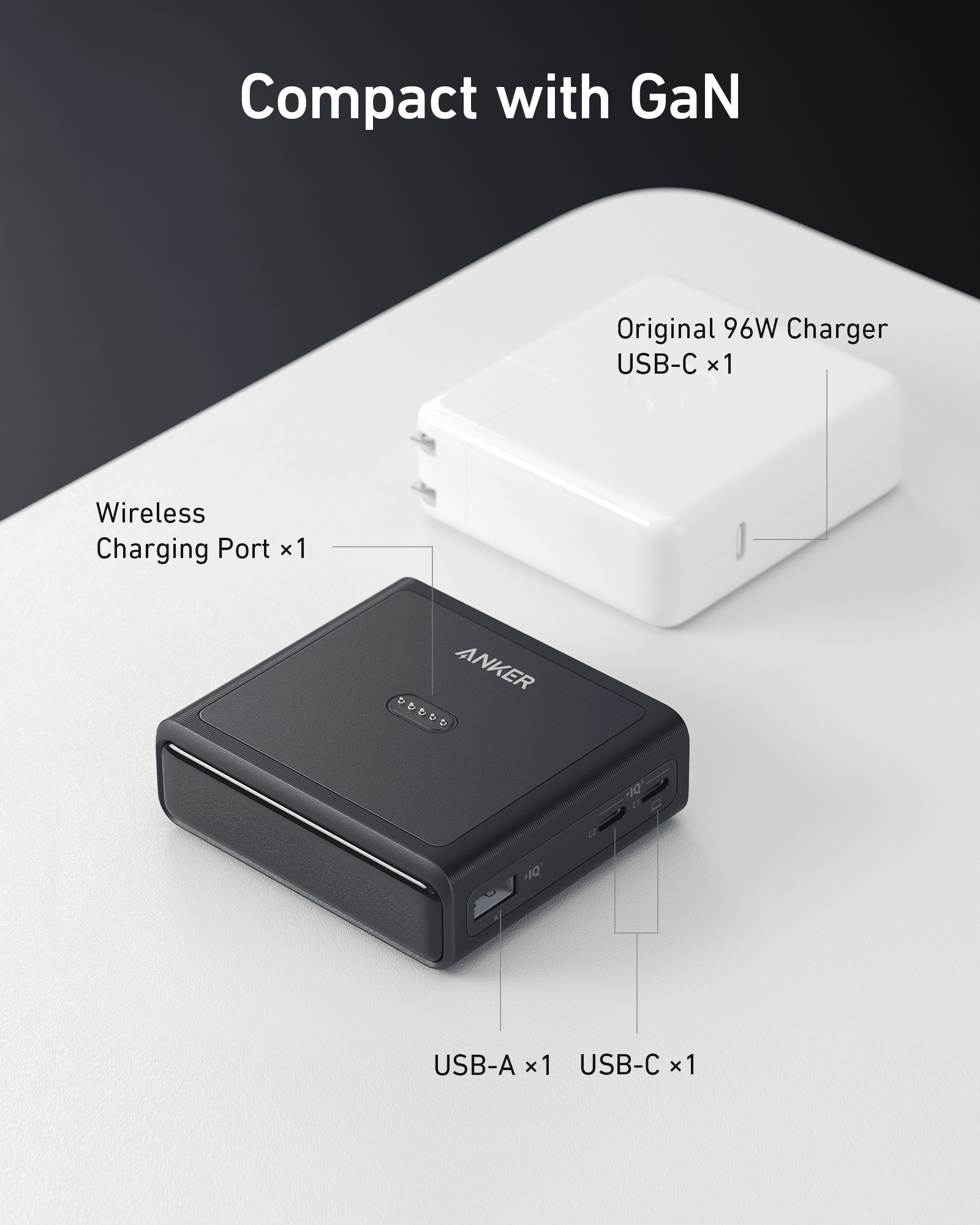 Anker 100W Charging Base for Anker Prime Power Bank - Black Girl Golf