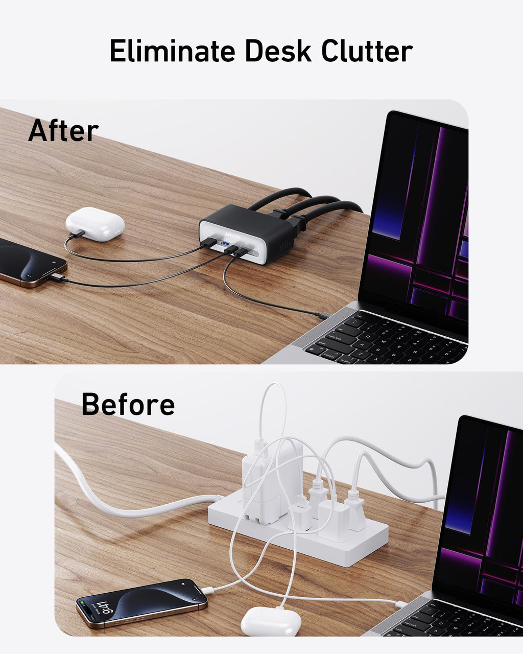 Anker 7 - in - 1 USB - C Charging Station (100W) BOA - Black Girl Golf