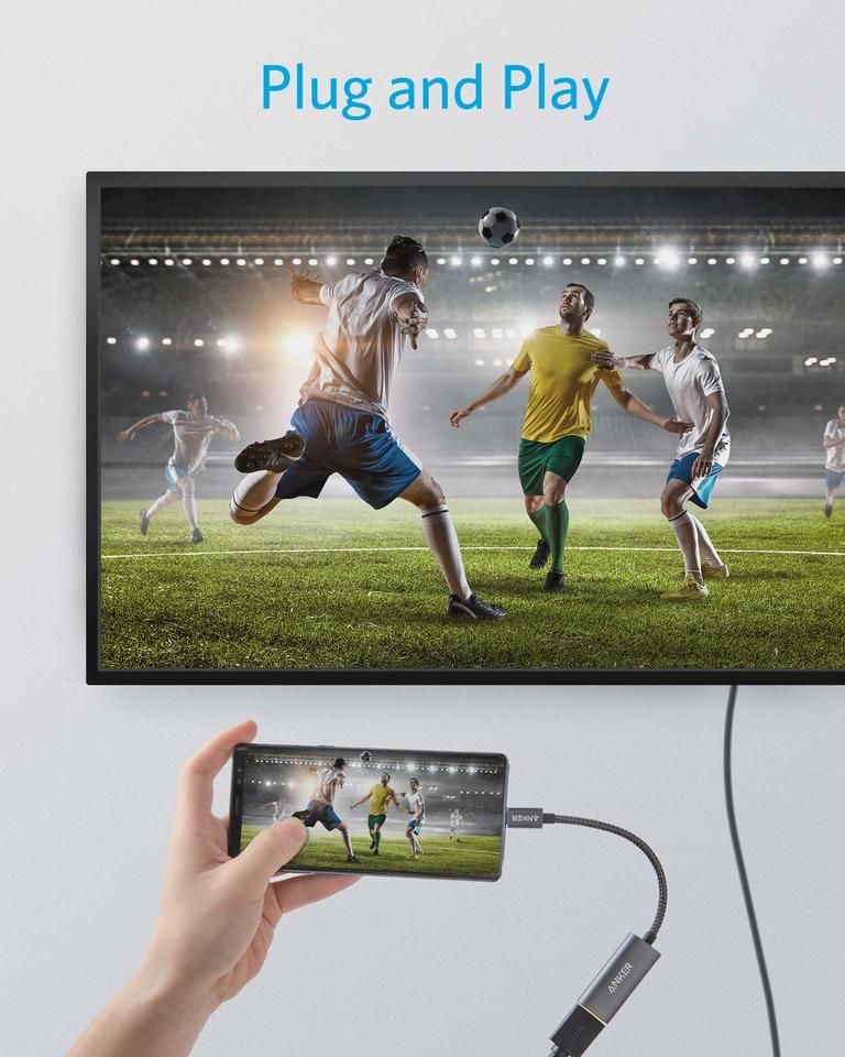 Anker <b>310</b> USB - C Adapter (4K HDMI) - Black Girl Golf