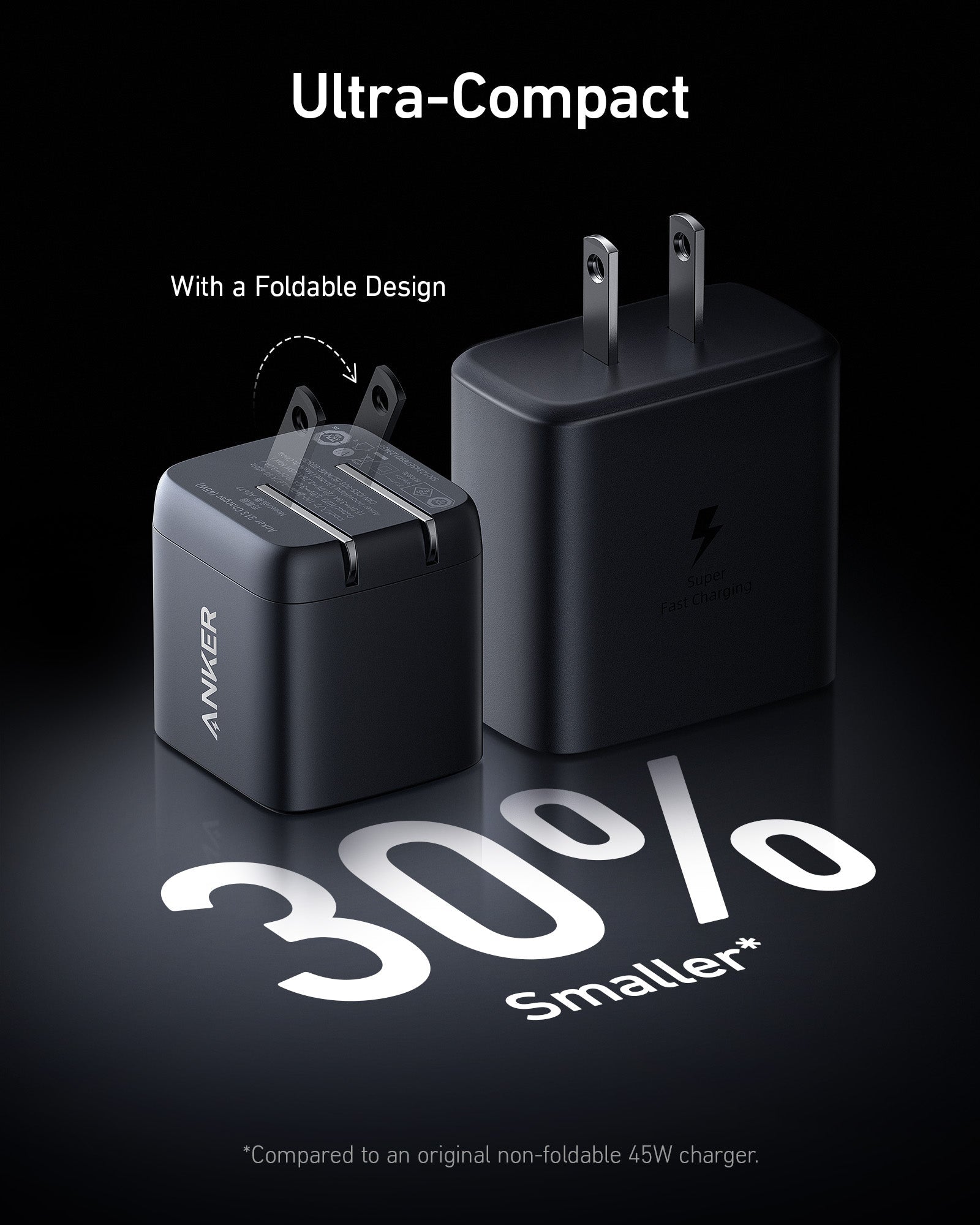 Anker <b>313</b> Charger (Ace, 45W) - Black Girl Golf