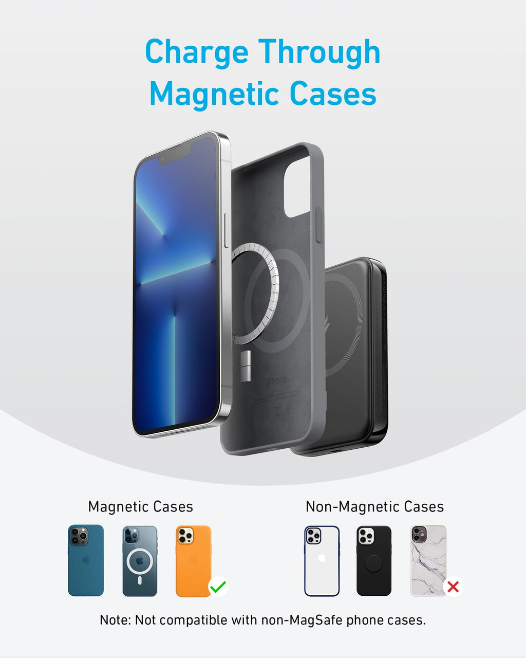 Anker <b>321</b> MagGo Battery (PowerCore Magnetic 5K) - Black Girl Golf