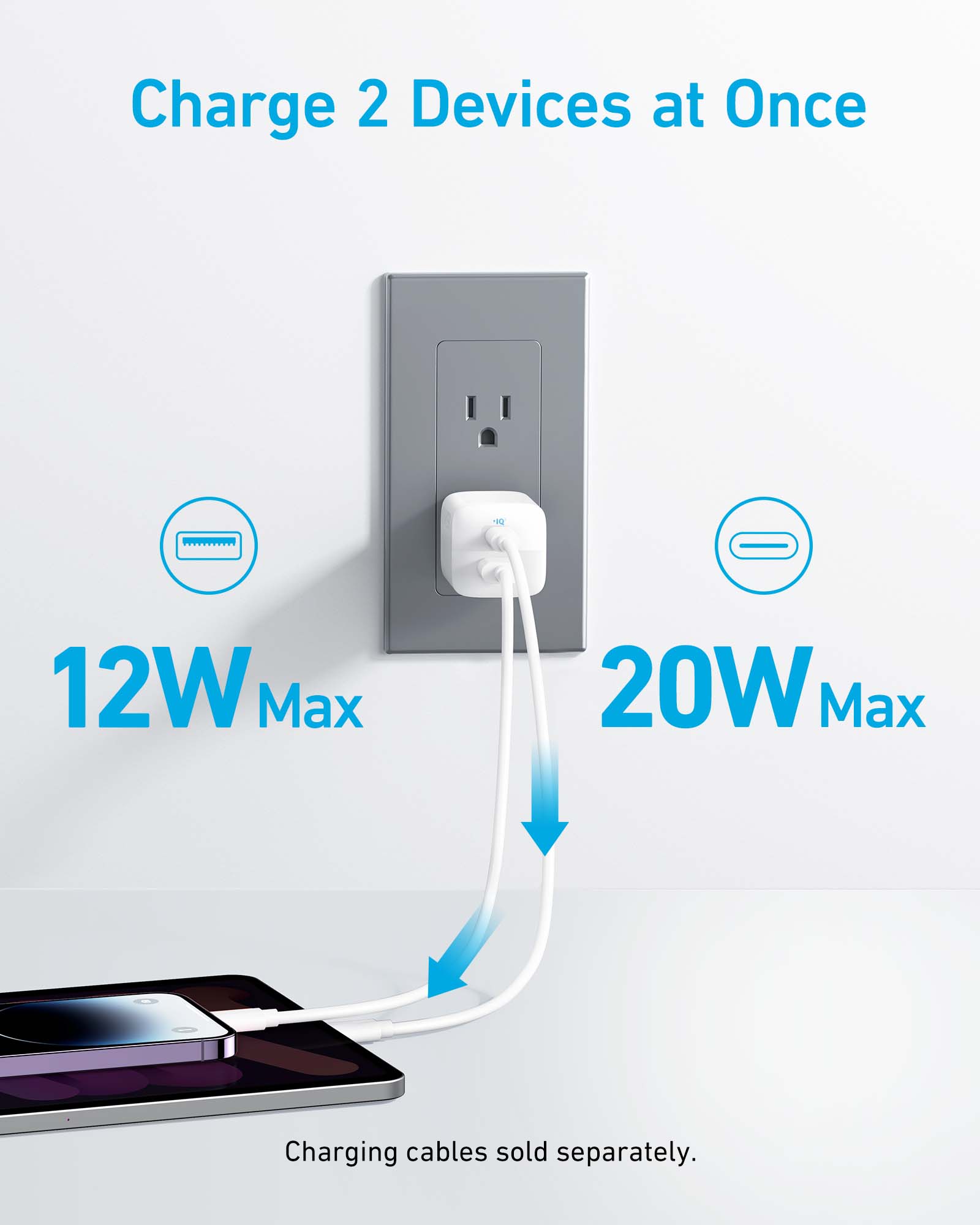 Anker <b>323</b> Charger (33W) - Black Girl Golf
