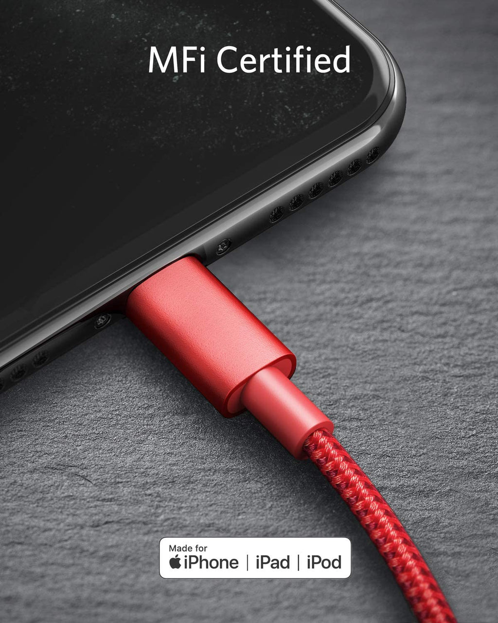 Anker <b>331</b> USB - C to Lightning Cable - Black Girl Golf