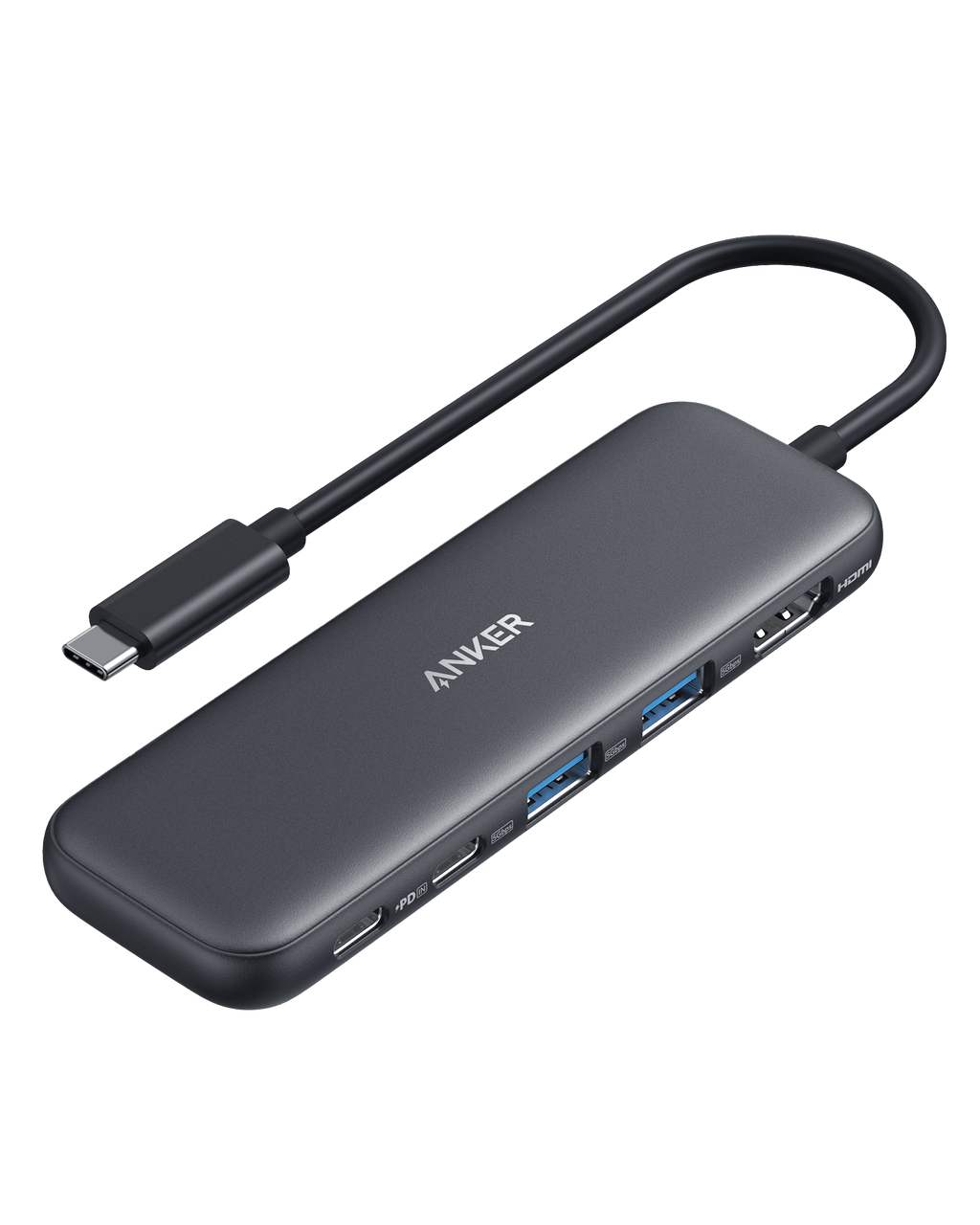 Anker <b>332</b> USB - C Hub (5 - in - 1) - Black Girl Golf