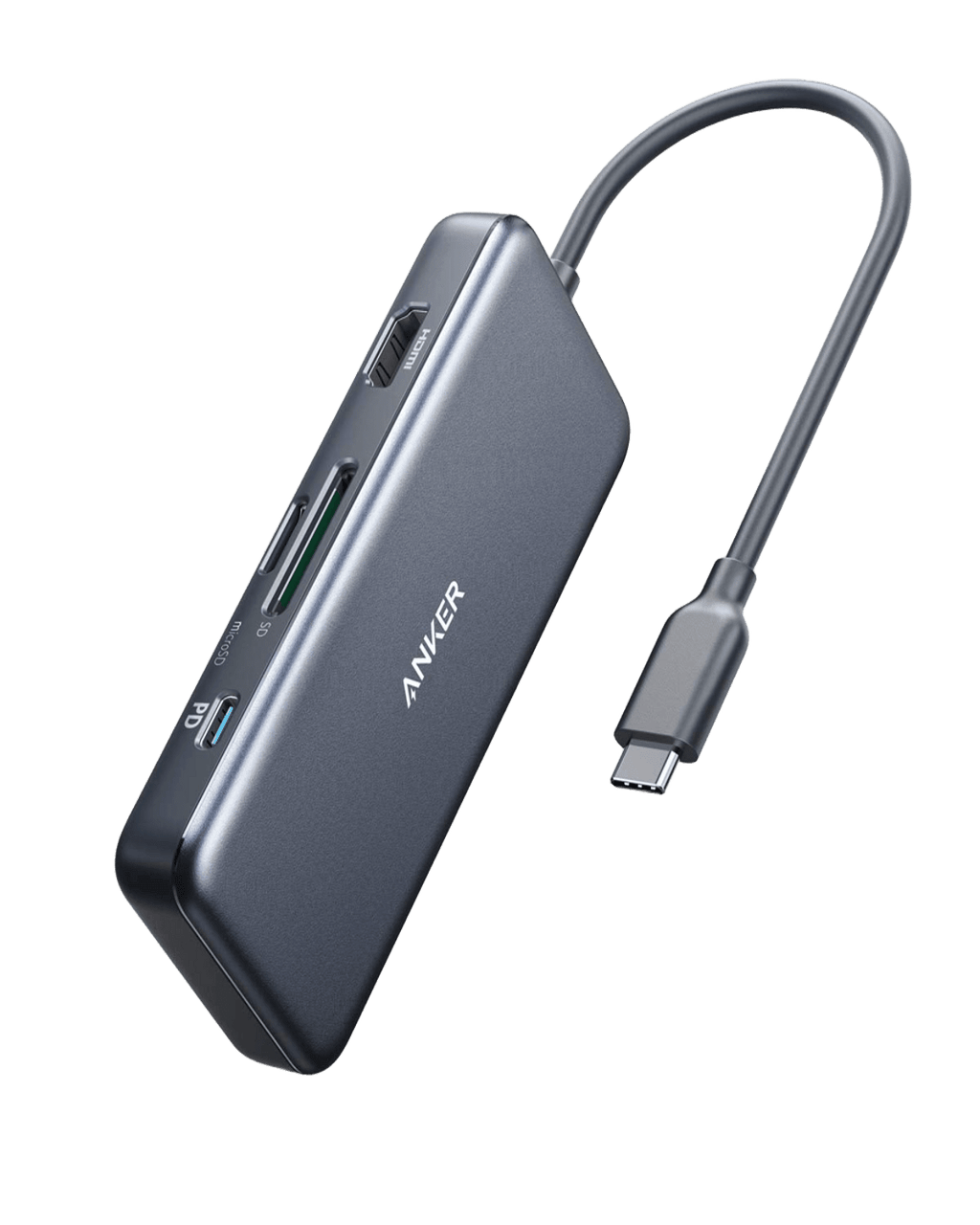 Anker <b>341</b> USB - C Hub (7 - in - 1) - Black Girl Golf