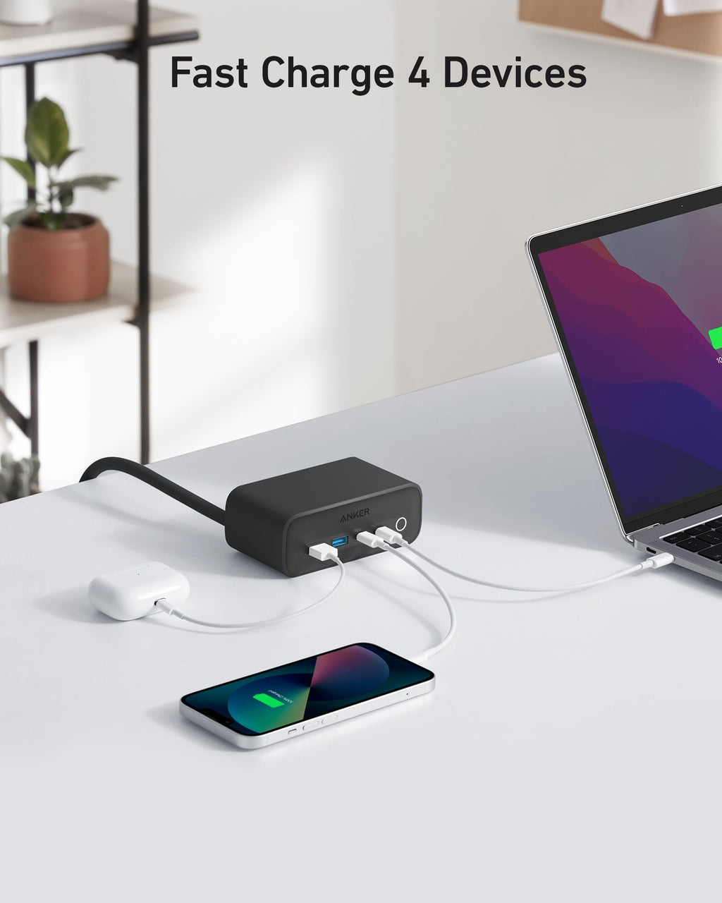 Anker <b>525</b> Charging Station - Black Girl Golf