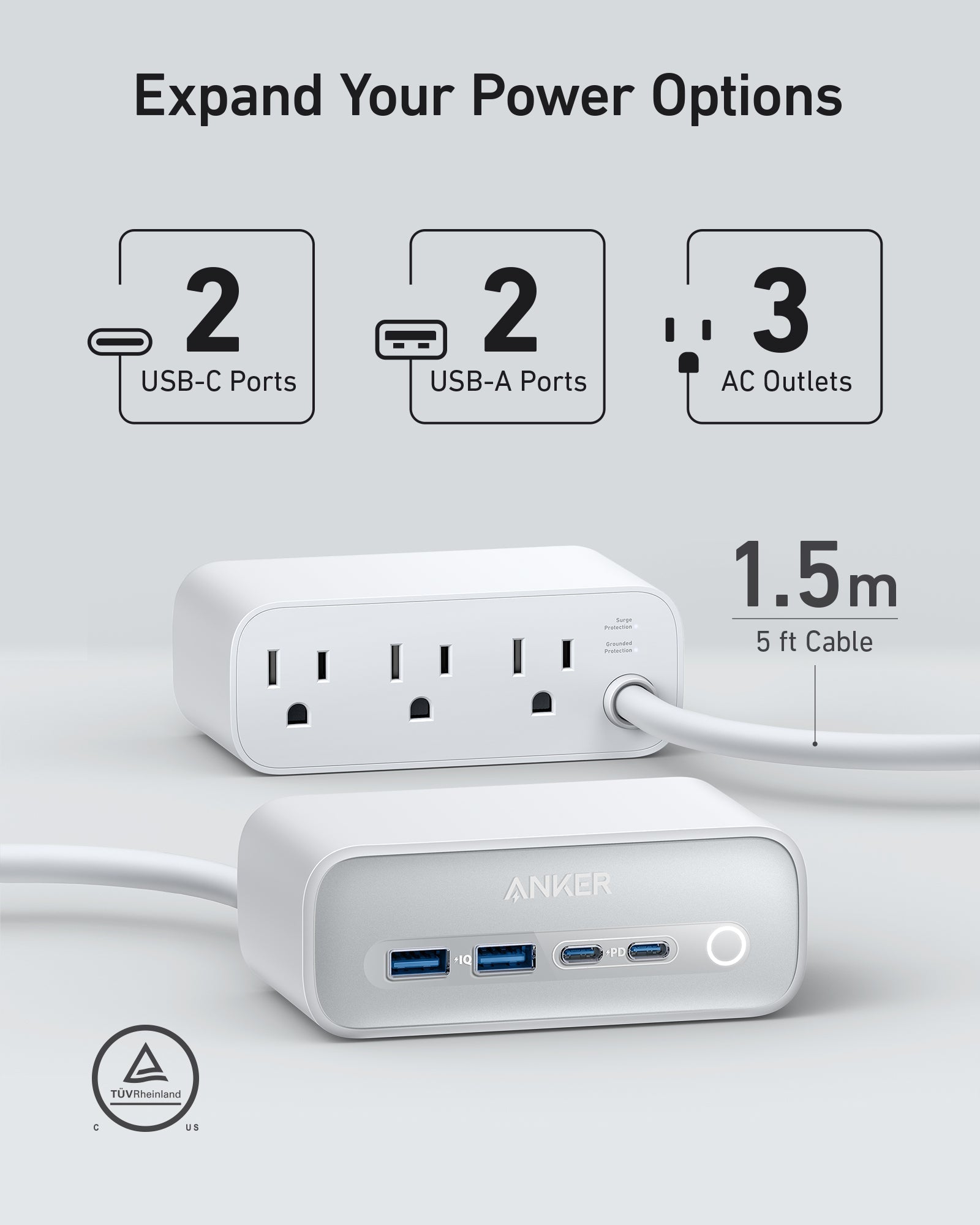 Anker <b>525</b> Charging Station - Black Girl Golf