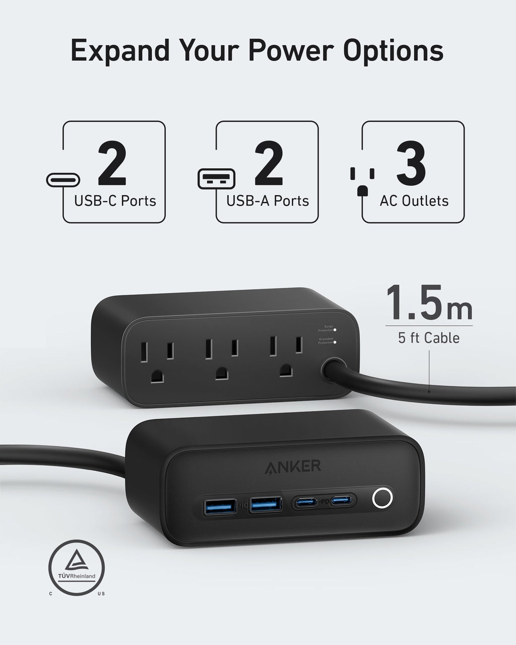 Anker <b>525</b> Charging Station - Black Girl Golf