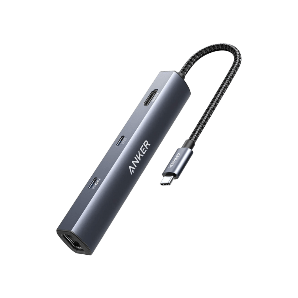 Anker <b>543</b> USB - C Hub (6 - in - 1, Slim) - Black Girl Golf