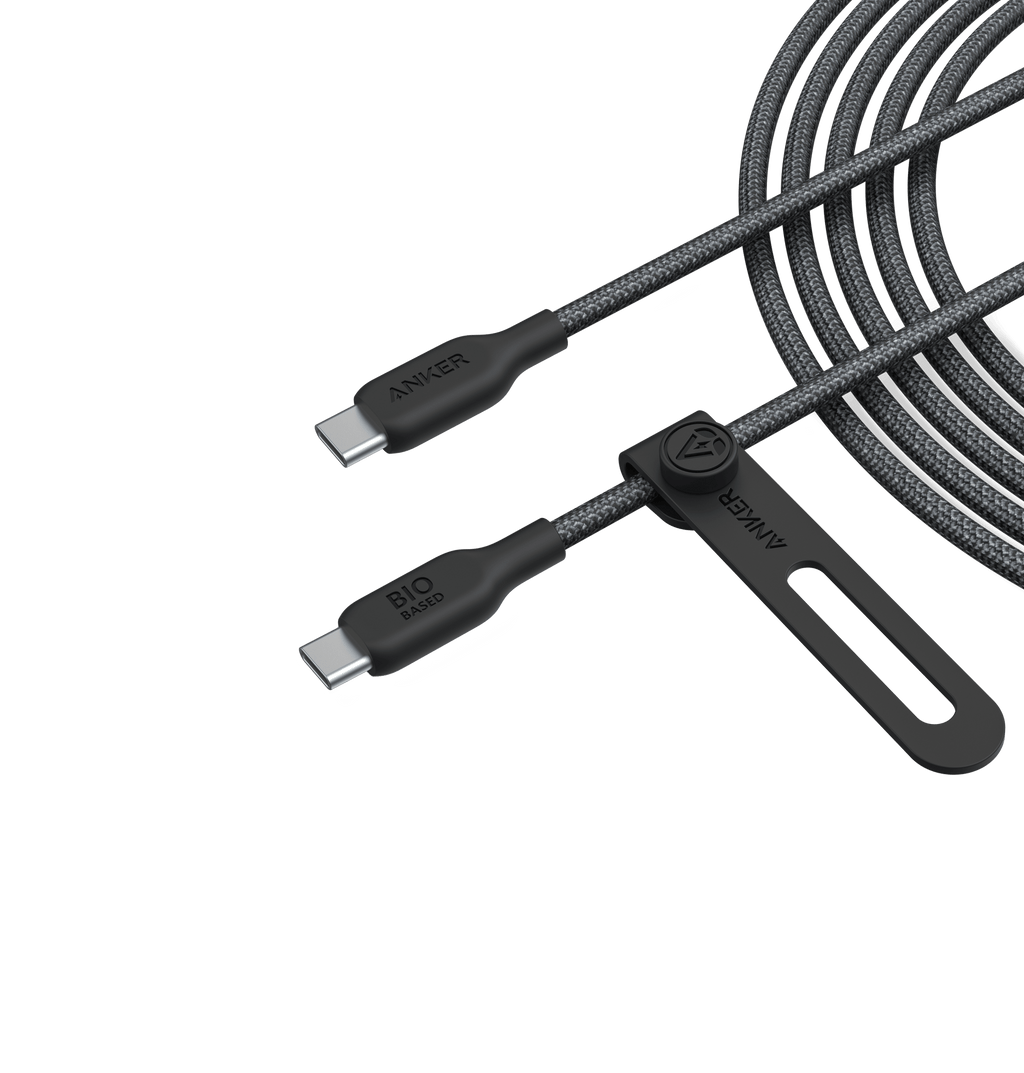 Anker <b>543</b> USB C to USB C Cable (240W, 10 ft) - Black Girl Golf