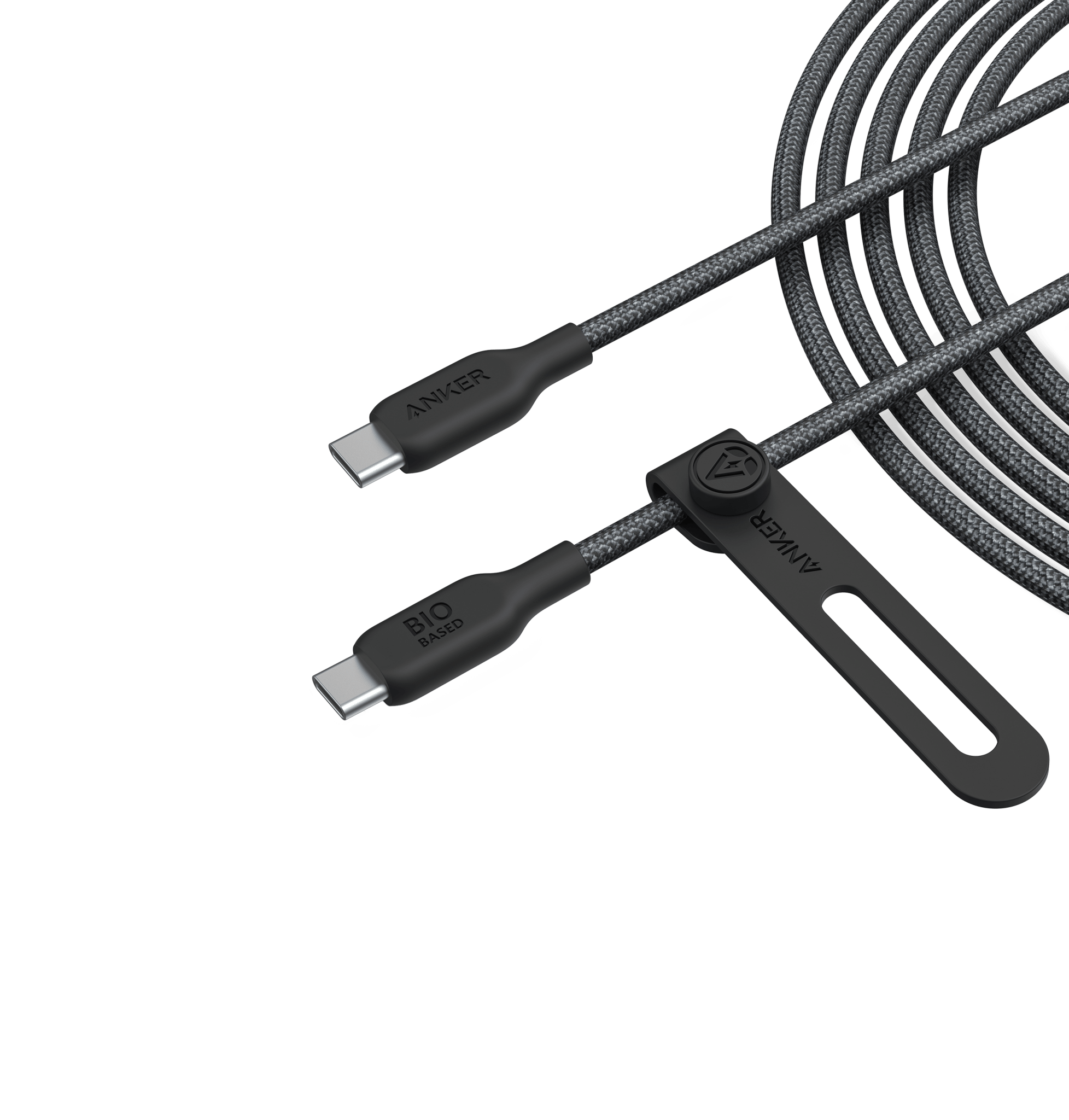 Anker <b>543</b> USB - C to USB - C Cable (Bio - Braided) - Black Girl Golf