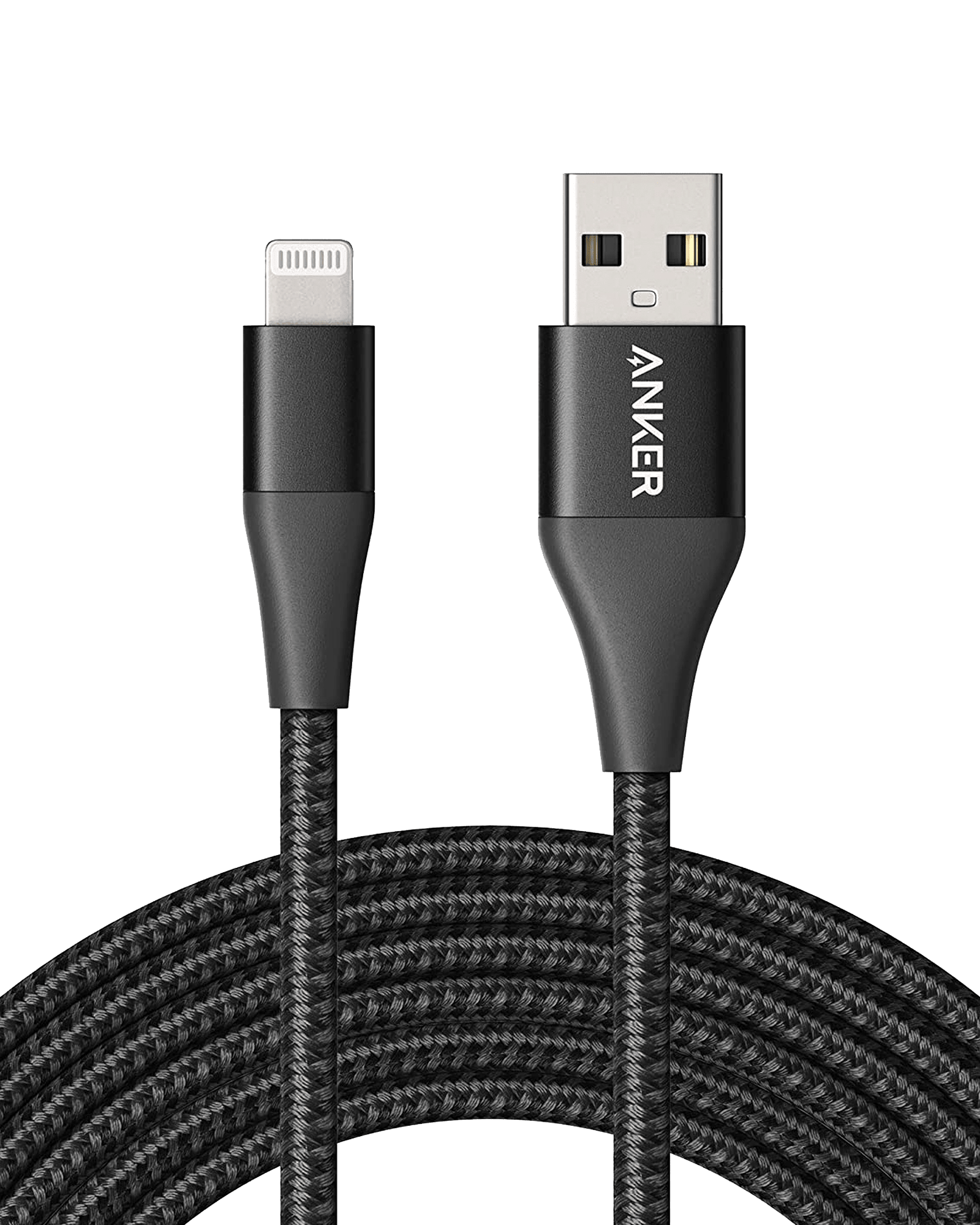 Anker <b>551</b> USB - A to Lightning Cable (3 ft / 6 ft / 10 ft) - Black Girl Golf