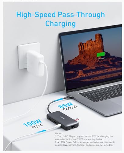 Anker <b>553</b> USB - C Hub (8 - in - 1) - Black Girl Golf