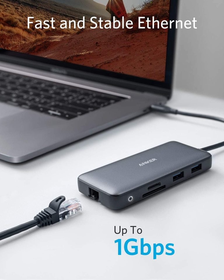 Anker <b>553</b> USB - C Hub (8 - in - 1) - Black Girl Golf