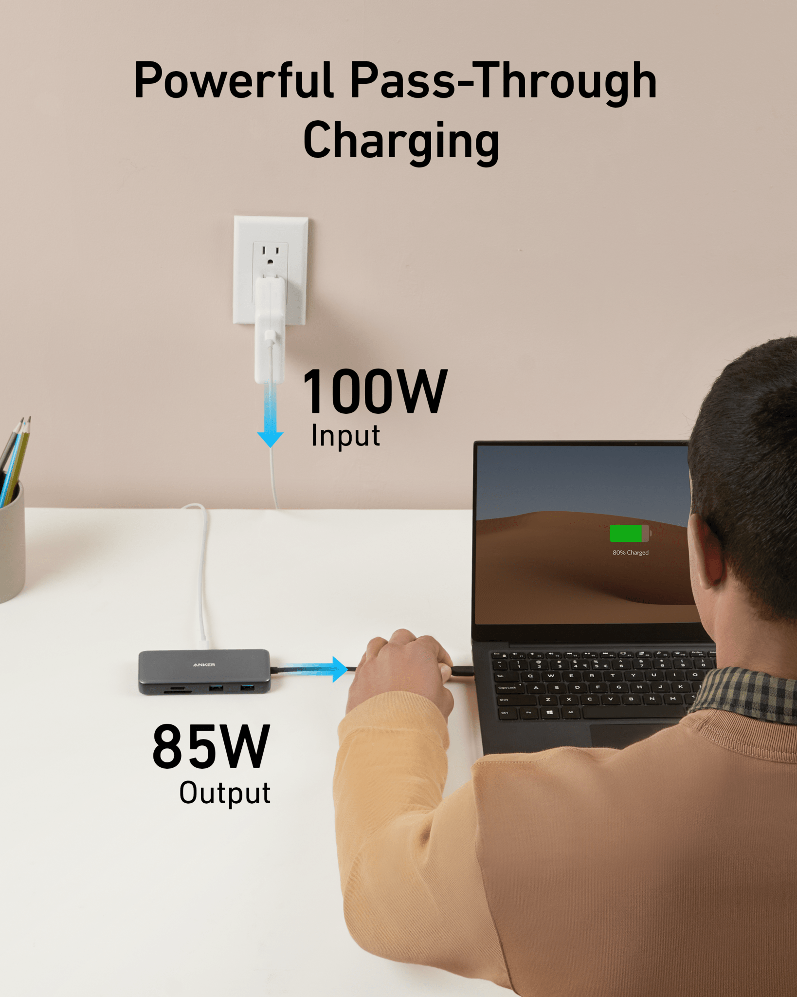Anker <b>555</b> USB - C Hub (8 - in - 1) - Black Girl Golf