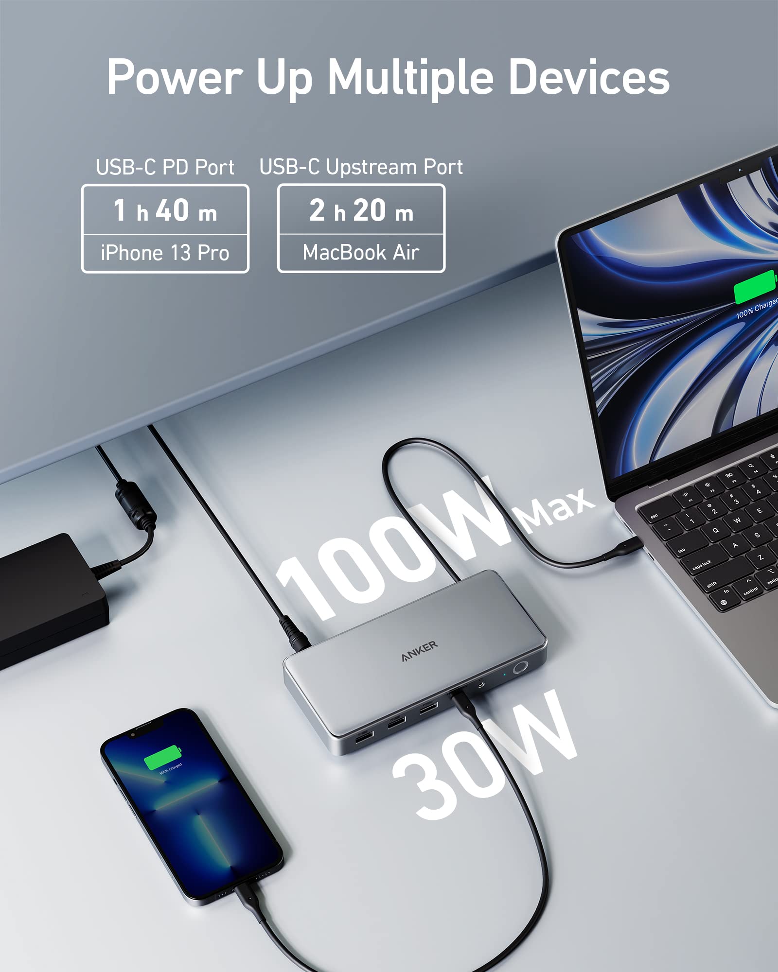 Anker <b>563</b> USB - C Docking Station (10 - in - 1) - Black Girl Golf