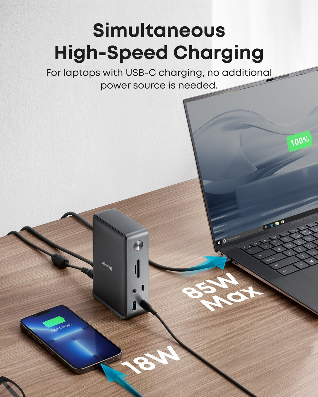 Anker <b>575</b> USB - C Docking Station (13 - in - 1) - Black Girl Golf