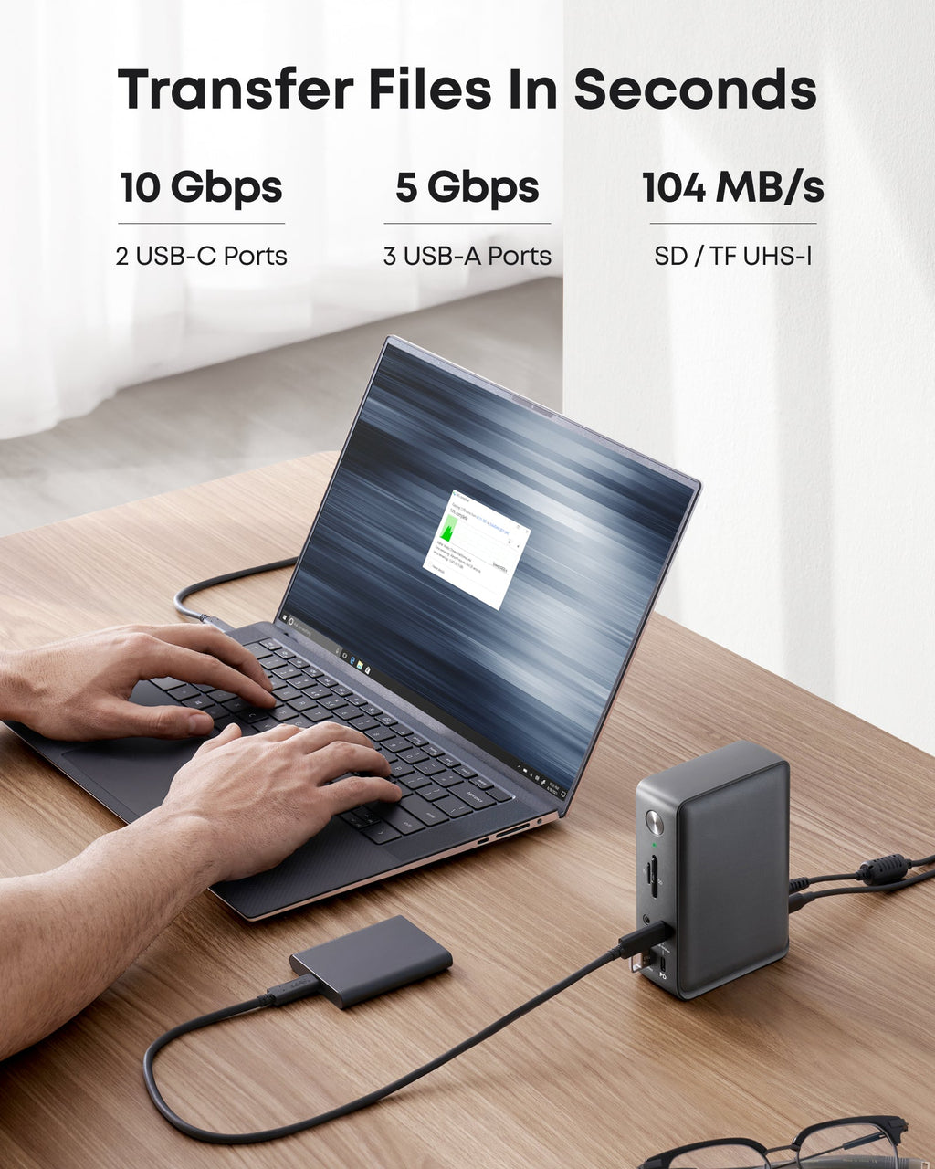 Anker <b>575</b> USB - C Docking Station (13 - in - 1) - Black Girl Golf