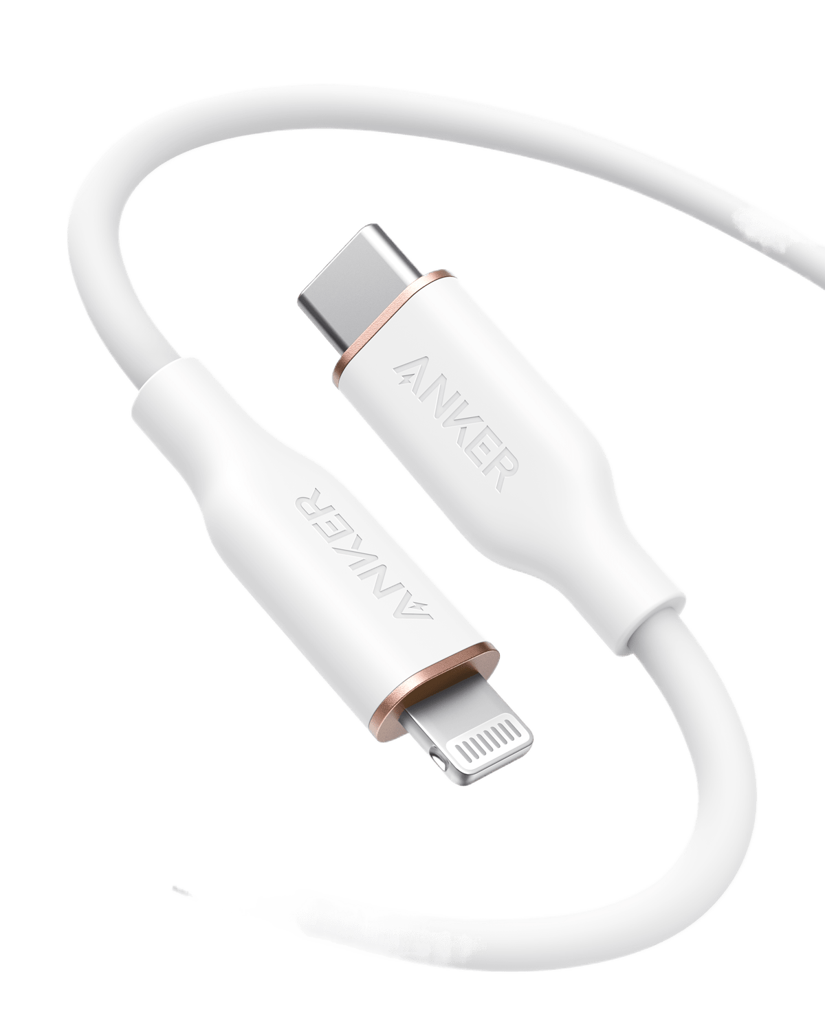 Anker <b>641</b> USB - C to Lightning Cable (Flow, 3 ft Silicone) - Black Girl Golf