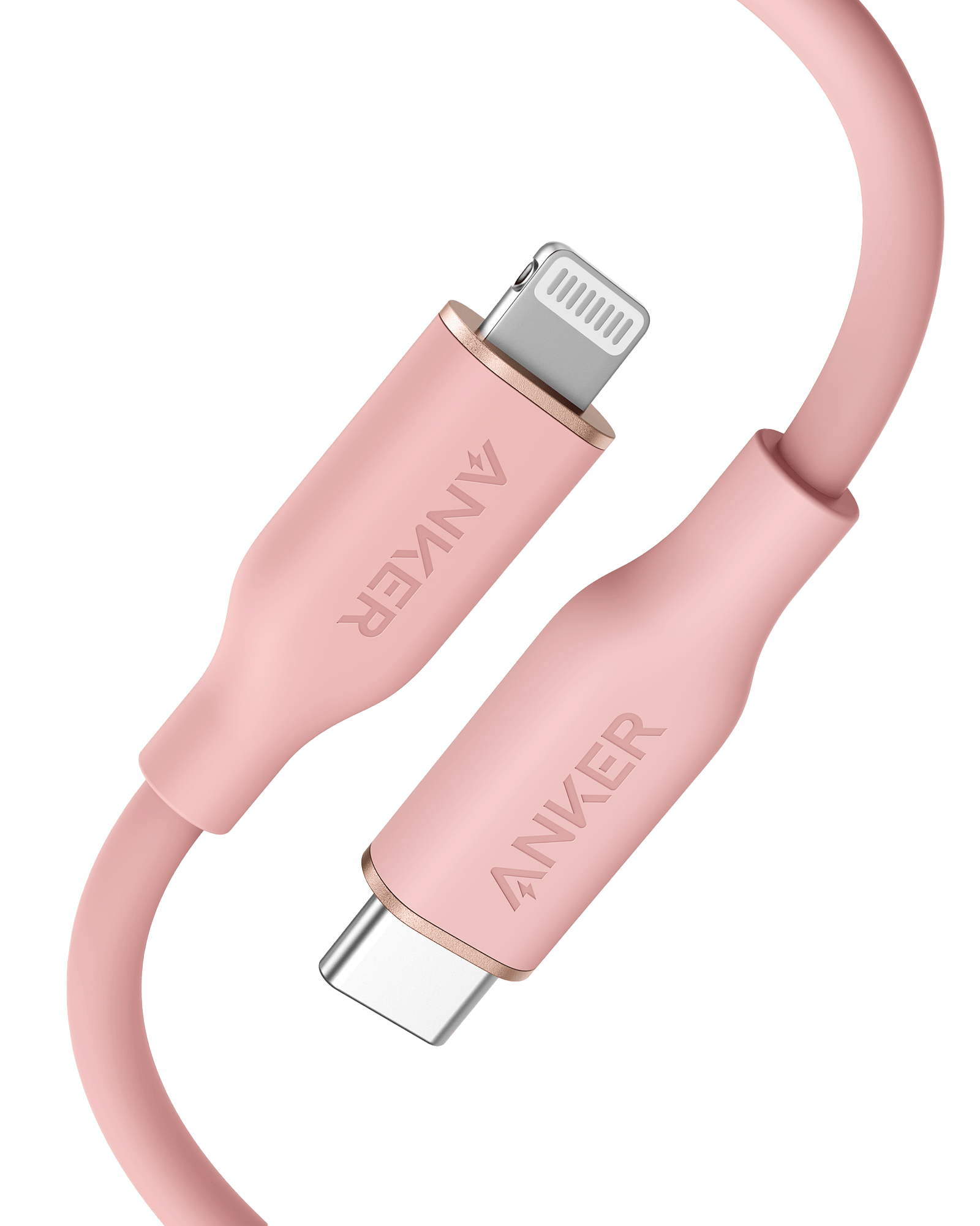 Anker <b>641</b> USB - C to Lightning Cable (Flow, 3 ft Silicone) - Black Girl Golf