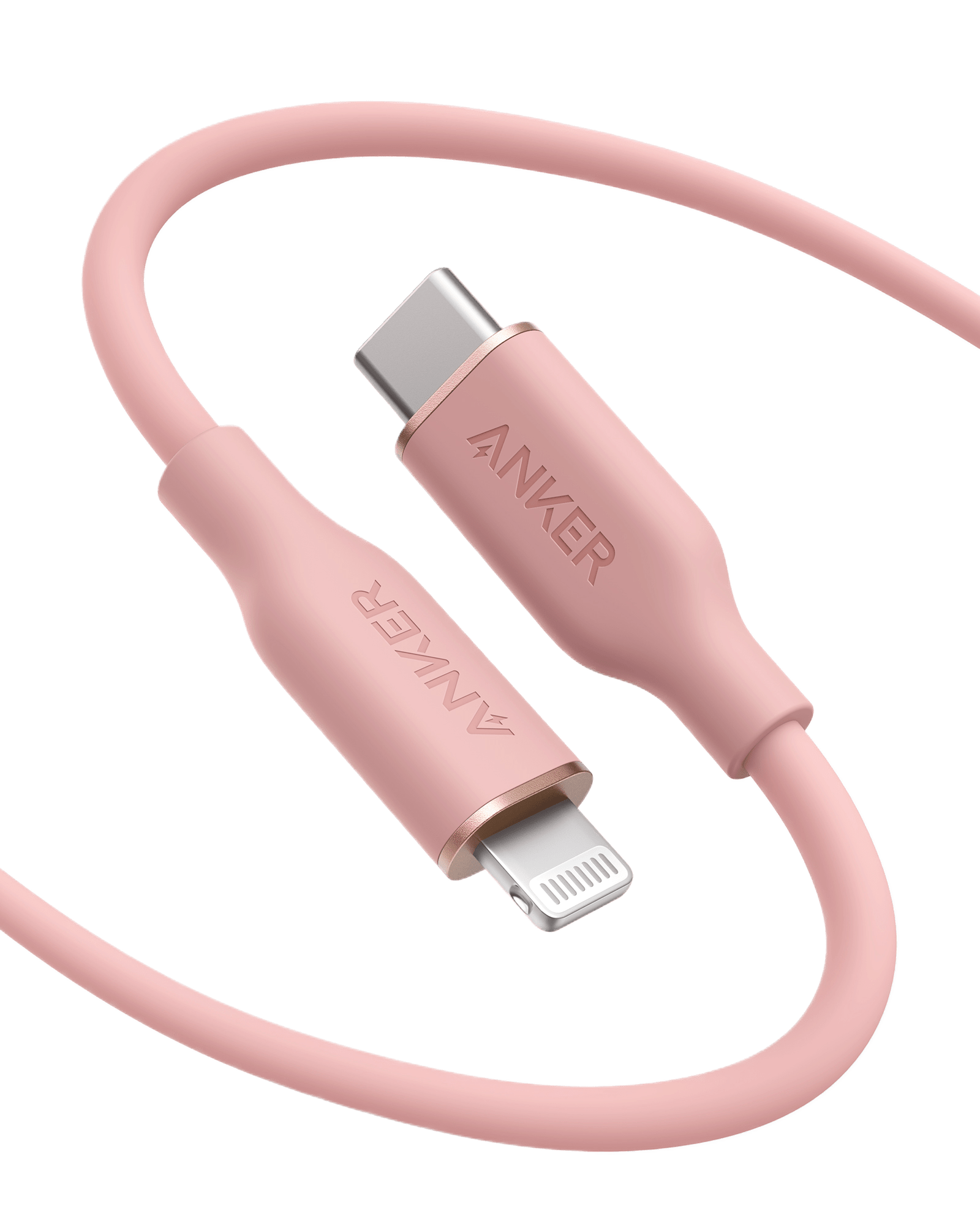 Anker <b>641</b> USB - C to Lightning Cable (Flow, 3 ft Silicone) - Black Girl Golf