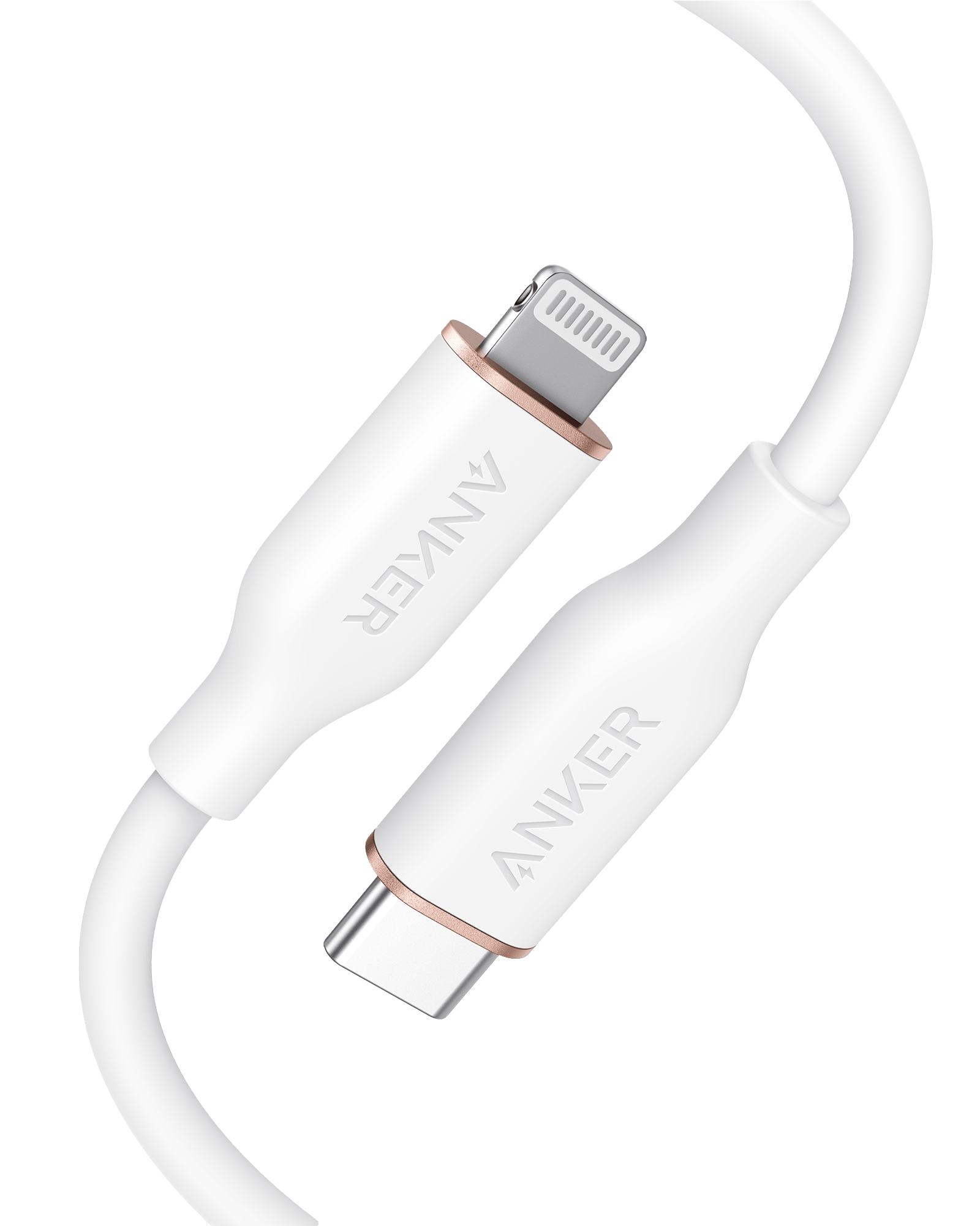 Anker <b>641</b> USB - C to Lightning Cable (Flow, 3 ft Silicone) - Black Girl Golf