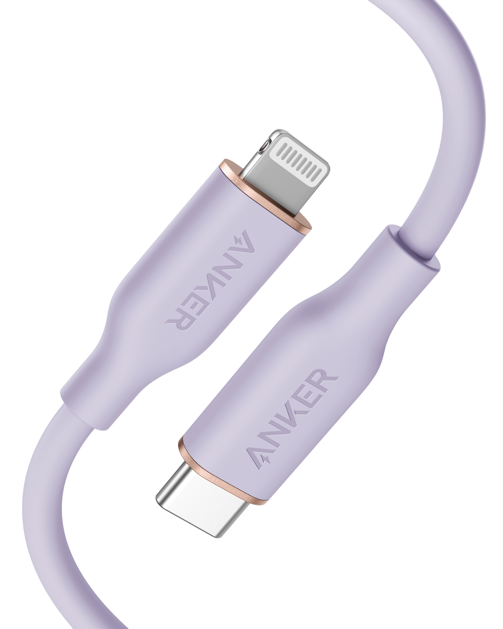 Anker <b>641</b> USB - C to Lightning Cable (Flow, Silicone) - Black Girl Golf