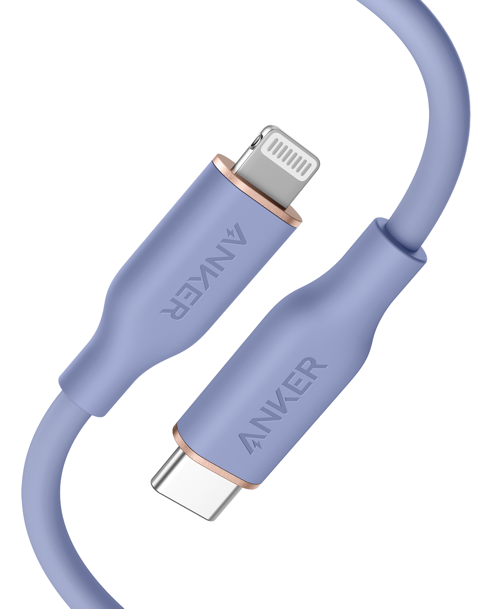 Anker <b>641</b> USB - C to Lightning Cable (Flow, Silicone) - Black Girl Golf