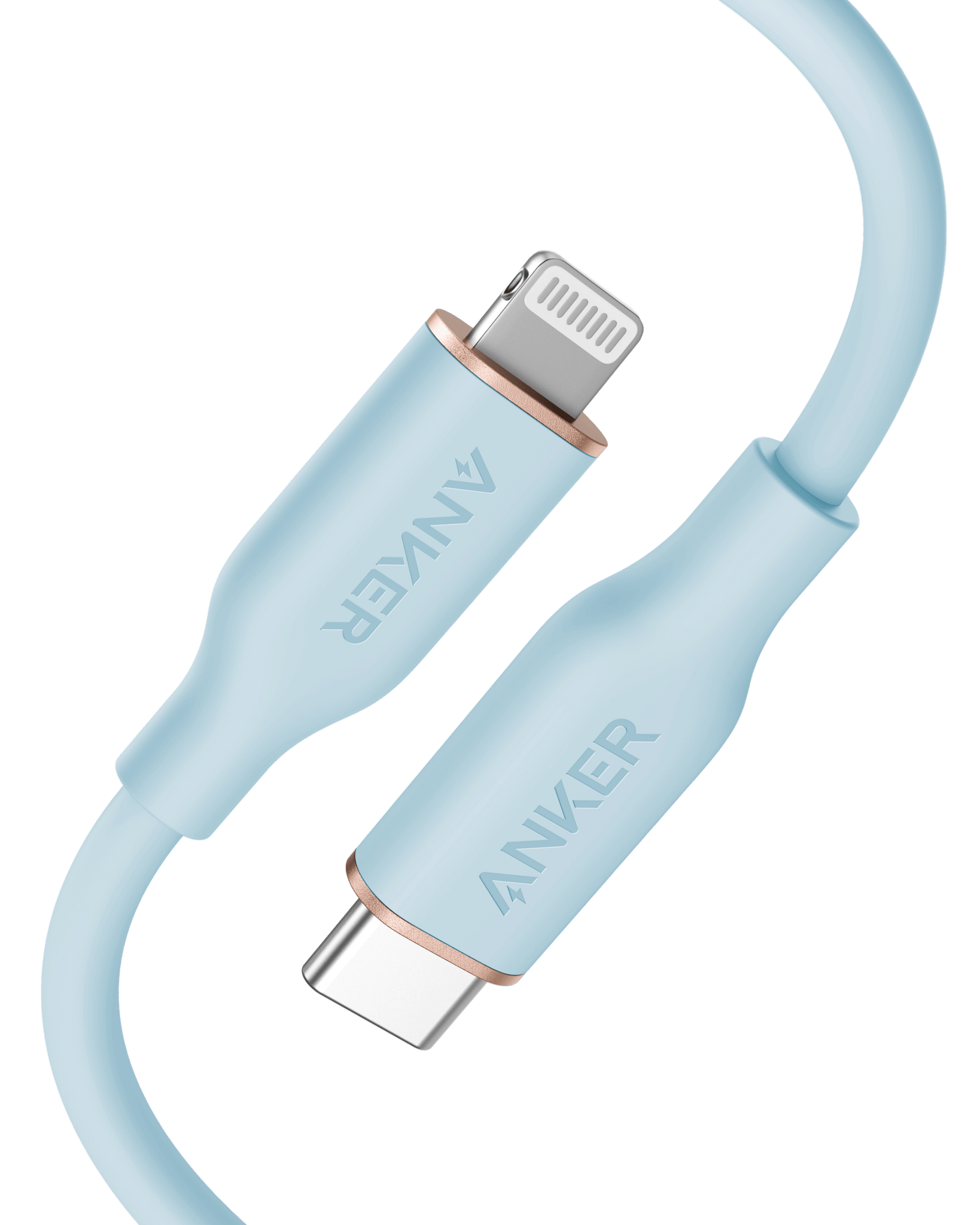 Anker <b>641</b> USB - C to Lightning Cable (Flow, Silicone) - Black Girl Golf