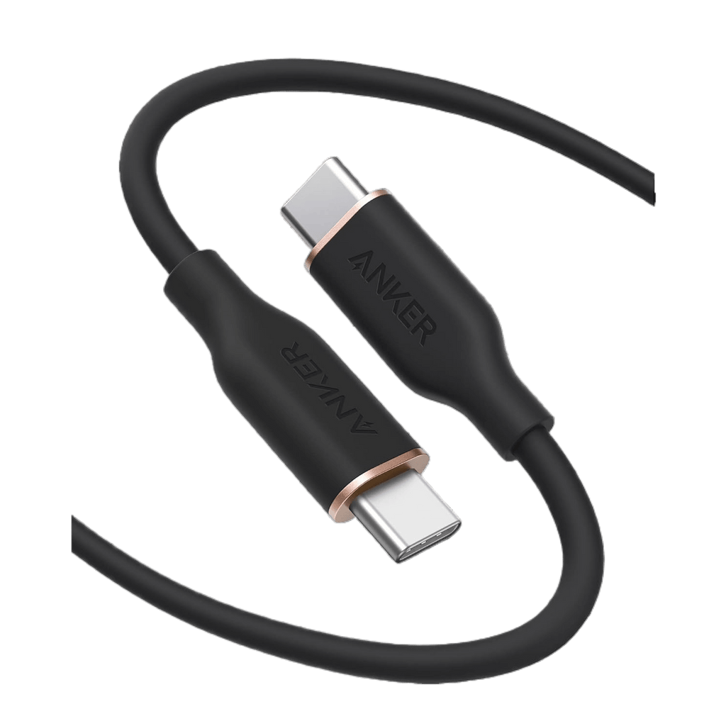Anker <b>643</b> USB - C to USB - C Cable (Flow, Silicone) - Black Girl Golf