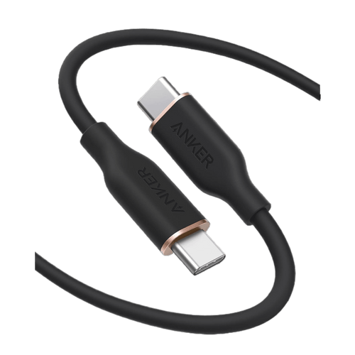 Anker <b>643</b> USB - C to USB - C Cable (Flow, Silicone) - Black Girl Golf