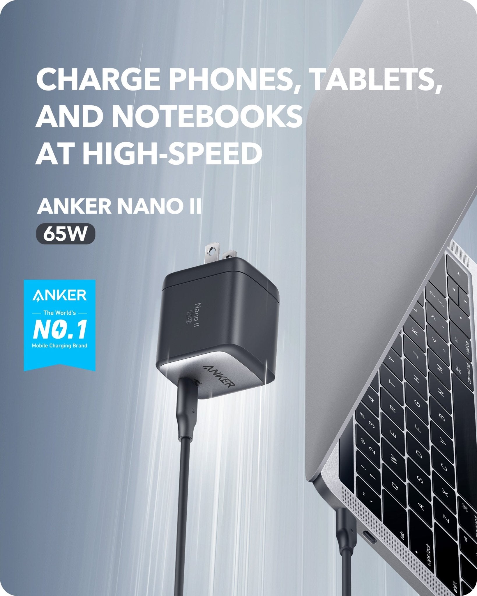 Anker <b>715</b> Charger (Nano II 65W) - Black Girl Golf