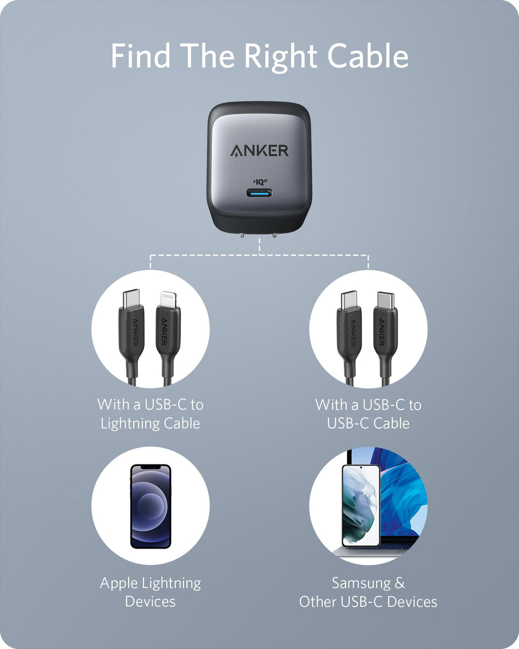 Anker <b>715</b> Charger (Nano II 65W) - Black Girl Golf