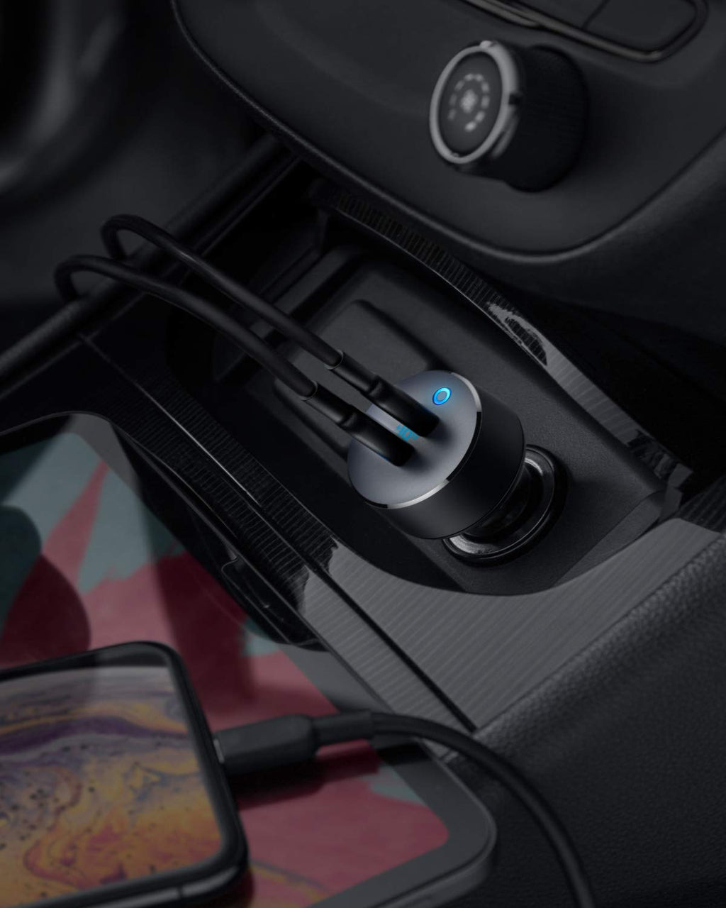Anker <b>PowerDrive III</b> Duo USB - C Car Charger - Black Girl Golf