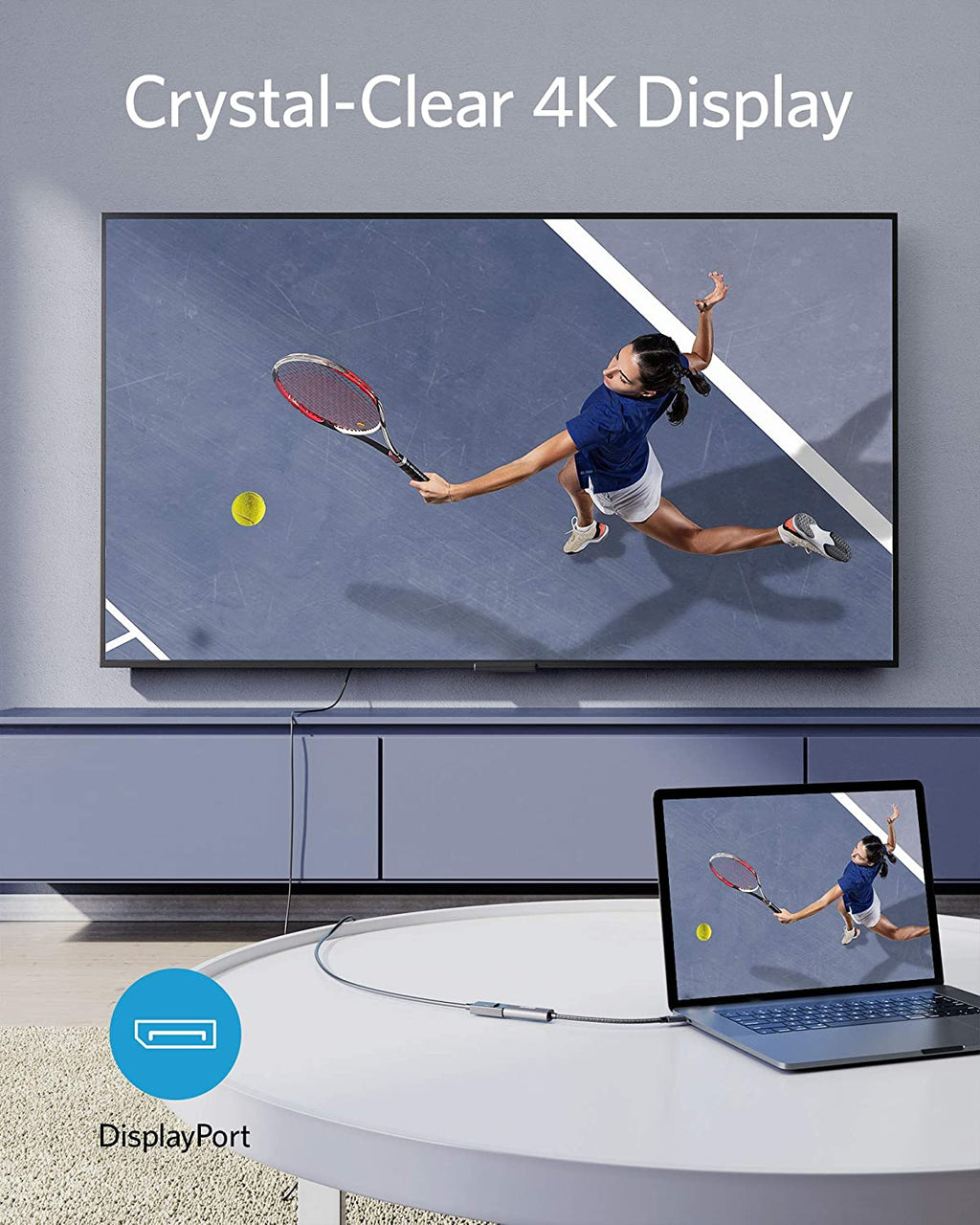 Anker <b>PowerExpand</b> USB - C to DisplayPort Adapter - Black Girl Golf