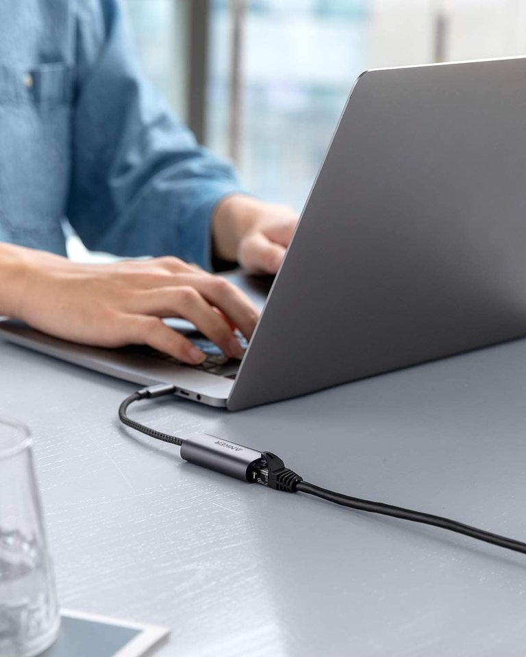 Anker <b>PowerExpand</b> USB - C to Gigabit Ethernet Adapter - Black Girl Golf