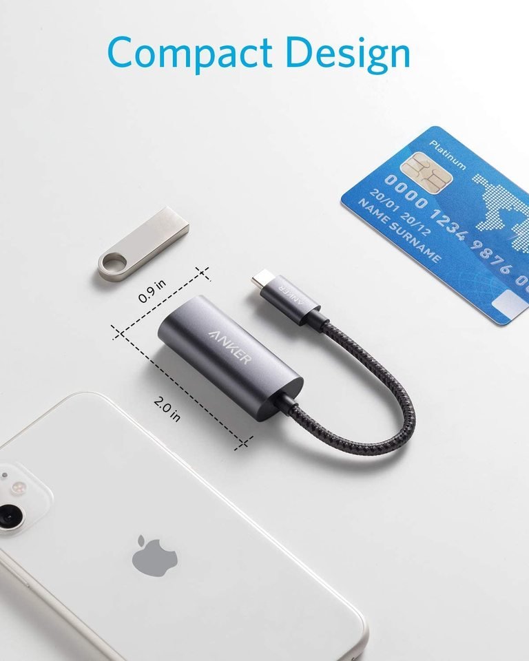 Anker <b>PowerExpand</b> USB - C to Gigabit Ethernet Adapter - Black Girl Golf