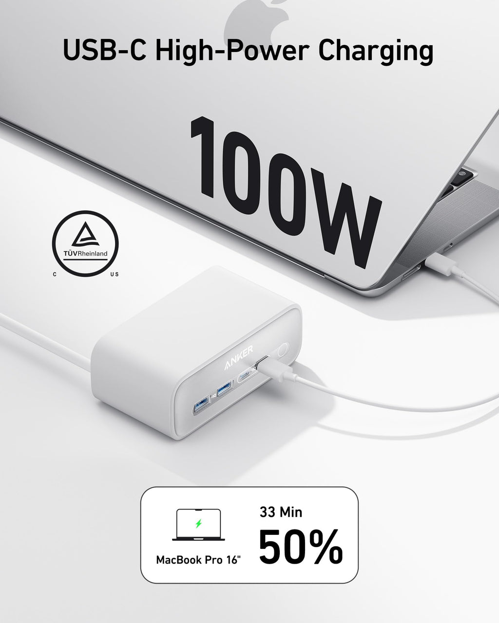 Anker Charging Station (7 - in - 1, 100W) - Black Girl Golf