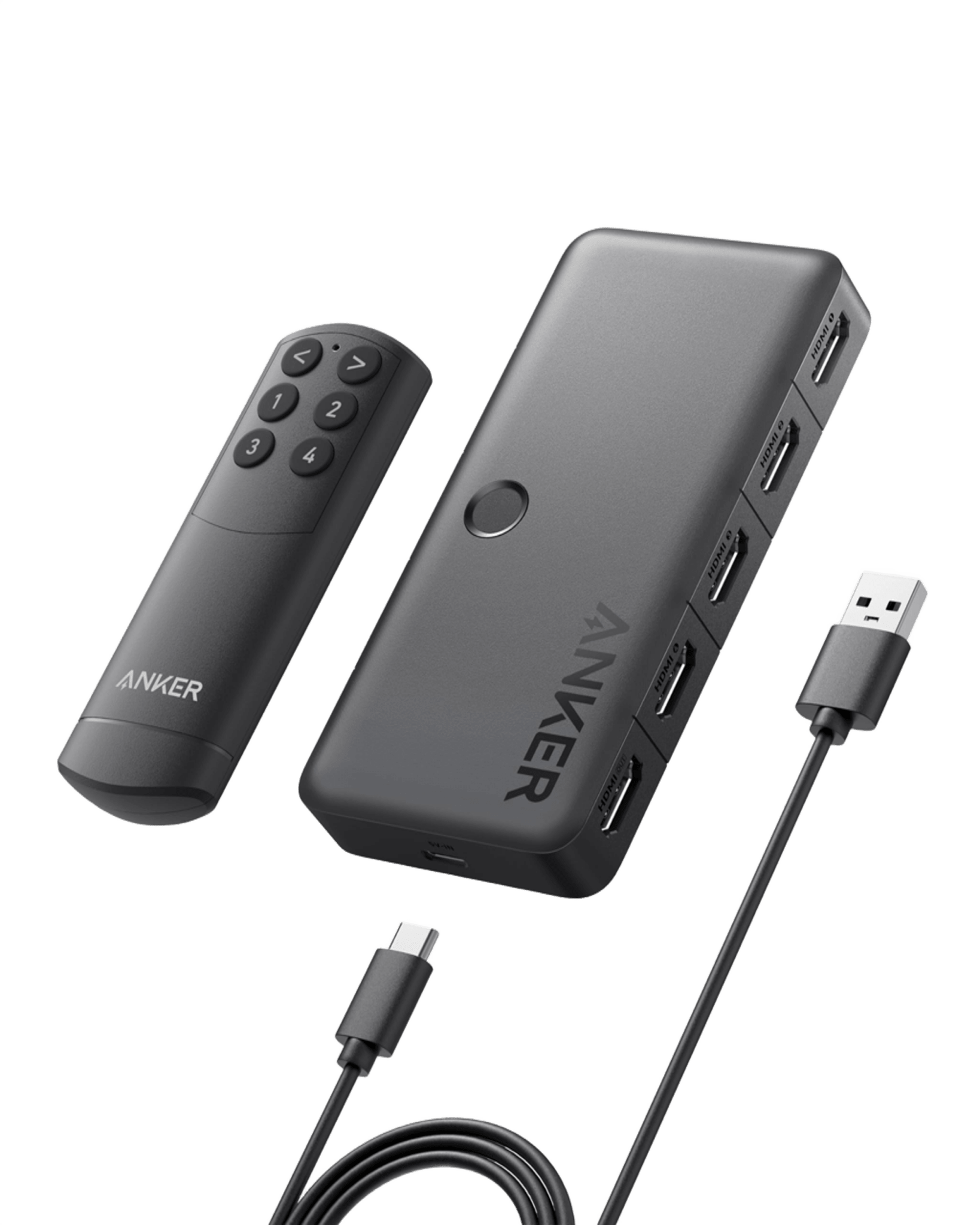 Anker HDMI Switch (4 in 1 Out, 4K HDMI) - Black Girl Golf
