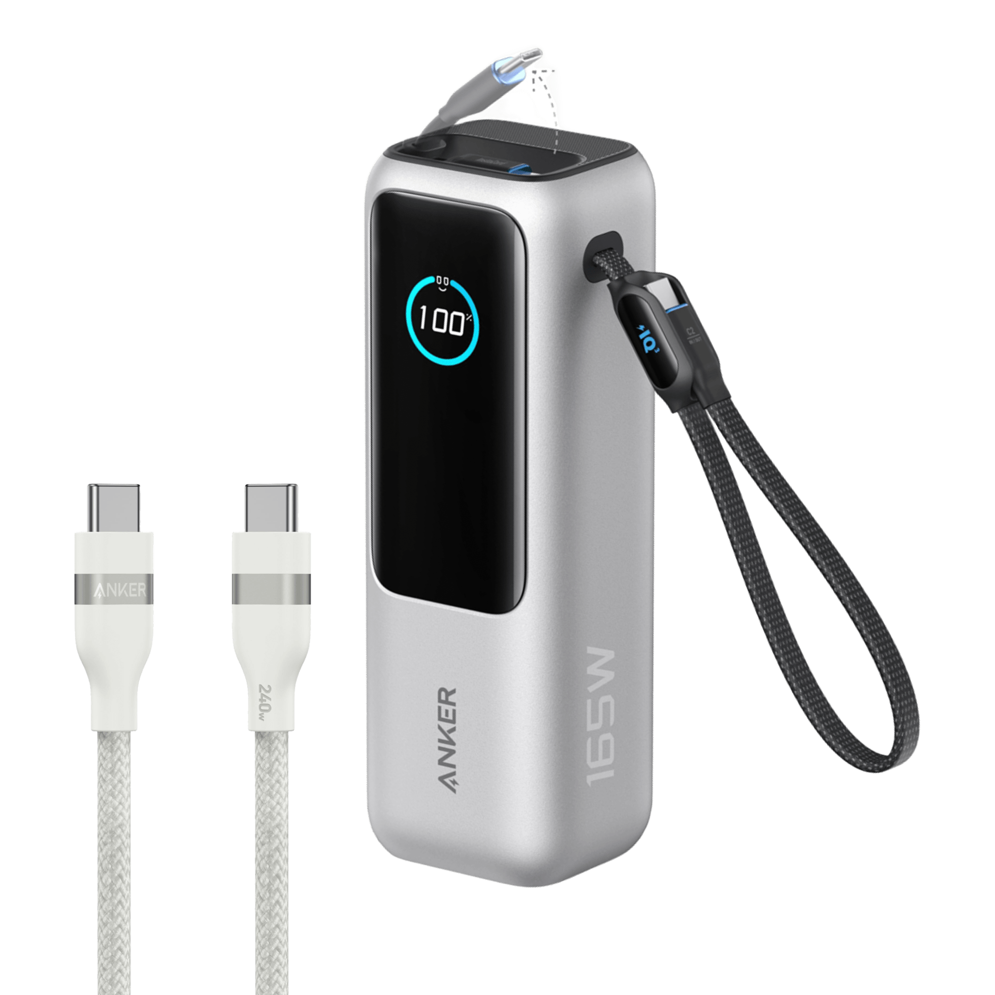Anker Laptop Power Bank (25K, 165W, Built-In and Retractable Cables) - Black Girl Golf