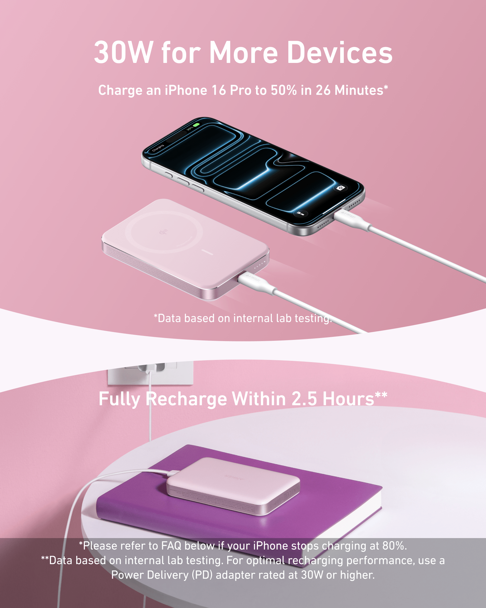 Anker MagGo Power Bank (10K, Slim) - Black Girl Golf
