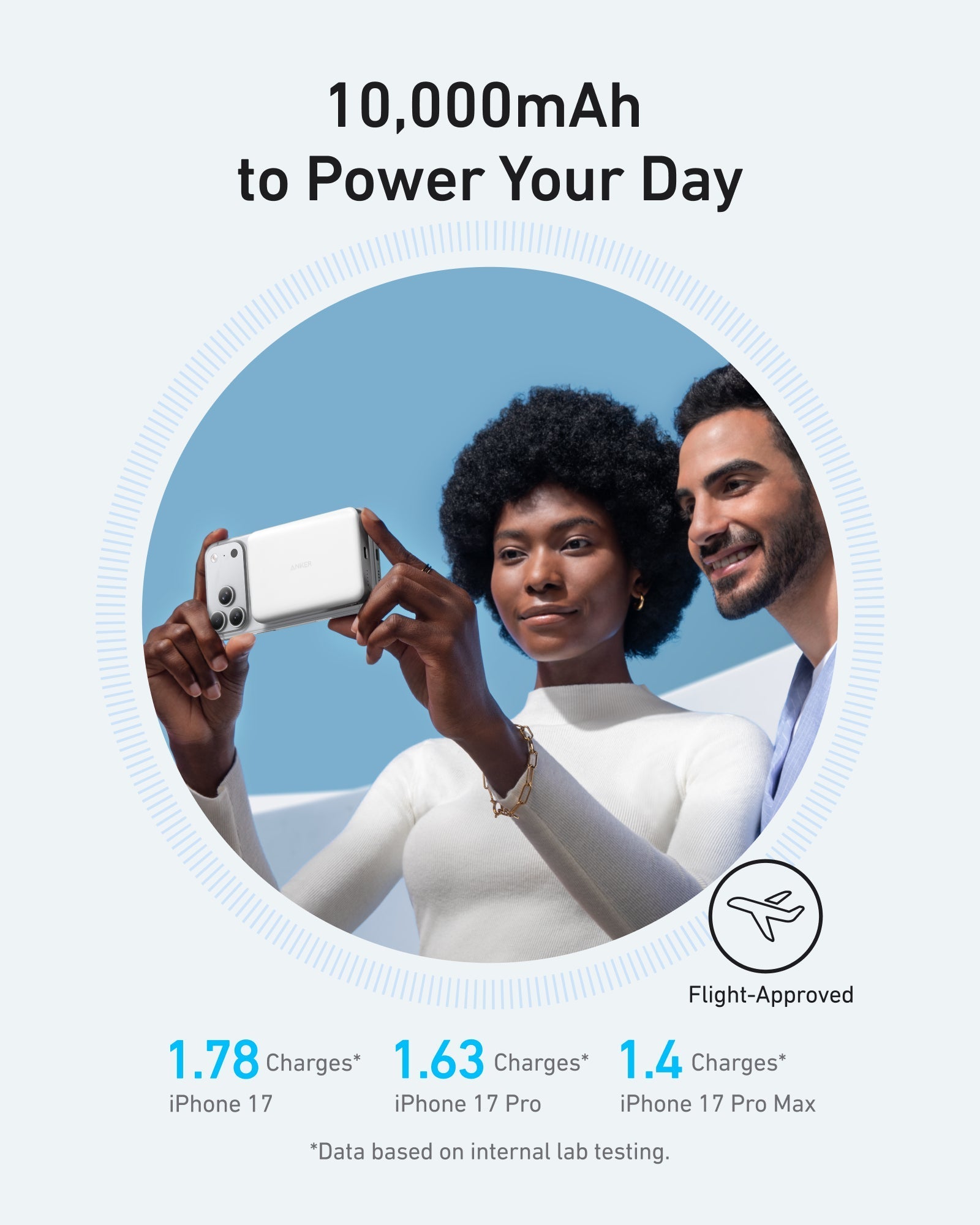 Anker MagGo Power Bank (10K, Slim) - Black Girl Golf