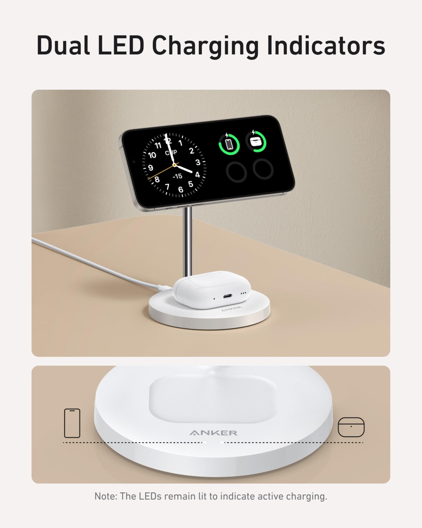 Anker MagGo Wireless Charger (2 - in - 1 Stand) BOA - Black Girl Golf